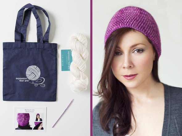 Beginner Crochet Hat Kit - Choose Your Color