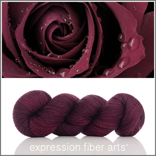 Burgundy 'HARMONY' YAK FINGERING