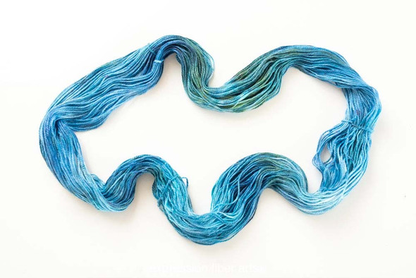 Caledonia Blue 'LUSTER' WORSTED
