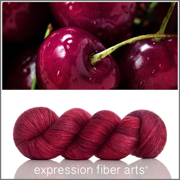 Cherry Red 'PEARLESCENT' FINGERING
