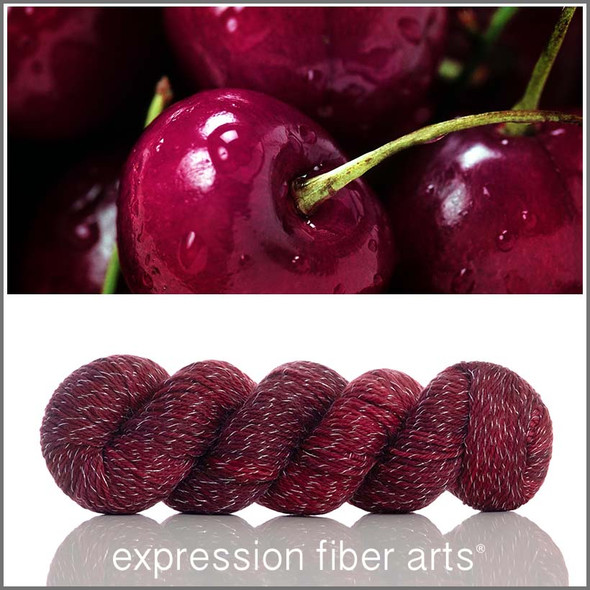 Cherry Red 'SPARKLE' DK