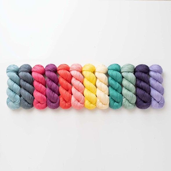 Connote Radiant Fairytale 12-Skein 'CASHSILK' SOCK KIT