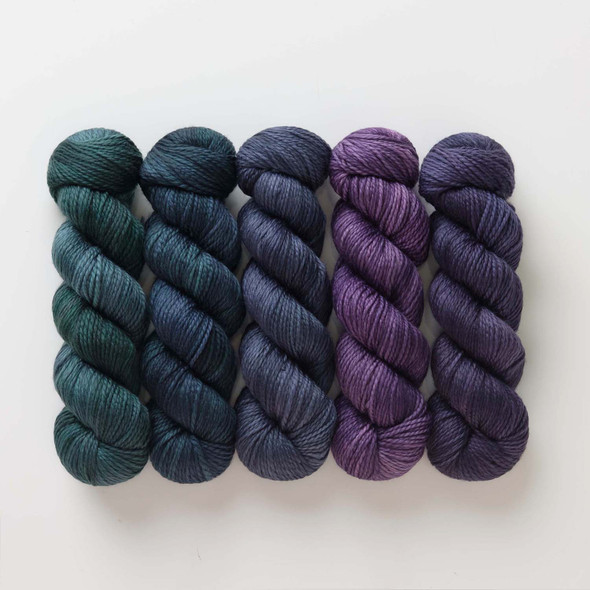 Pre-Order Dark Alexandrite Hues 'BUTTERY' WORSTED KIT