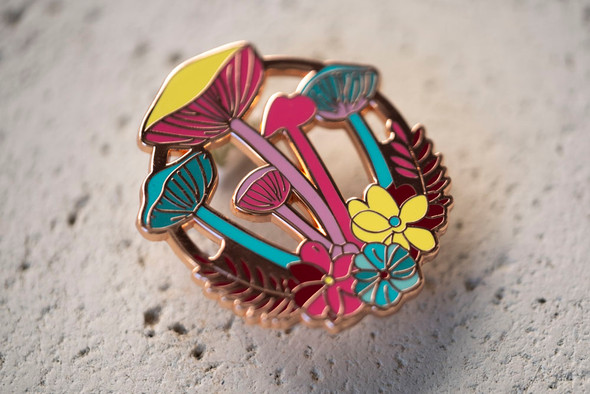 Mushroom Magic Enamel Pin