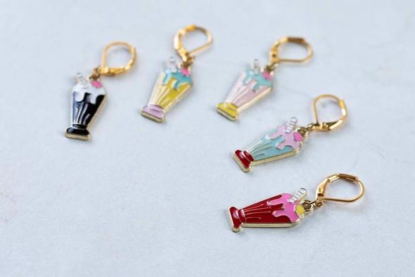 Milkshake Stitch Markers – Set of 5