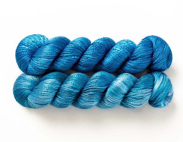 Pre-Order North Sea Teal Hues 'ALLURE' FINGERING KIT