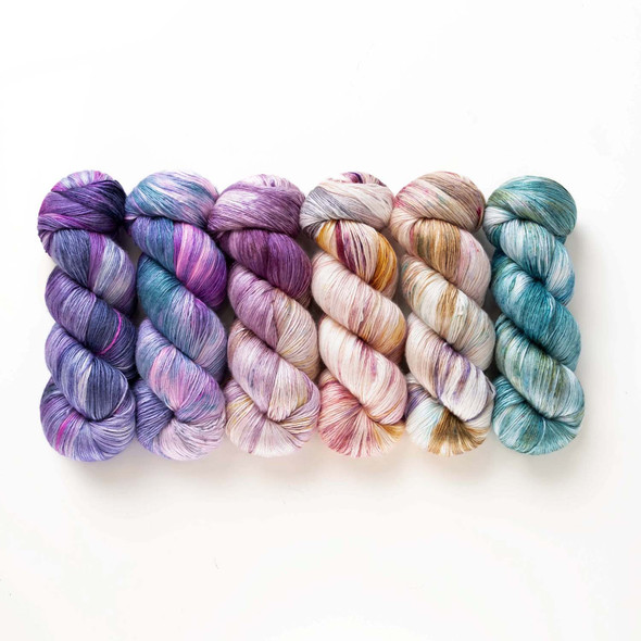 Proud Peacock Hues 'PEARLESCENT' FINGERING KIT