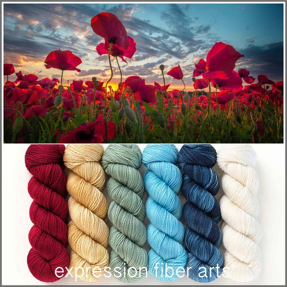 Reach for the Sun Hues 'BUTTERY' WORSTED KIT