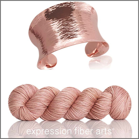 Rose Gold 'CREMA' WORSTED