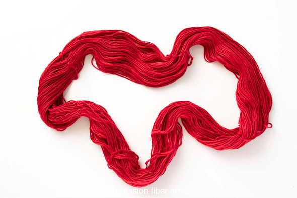 Scarlet 'PEARLESCENT' WORSTED