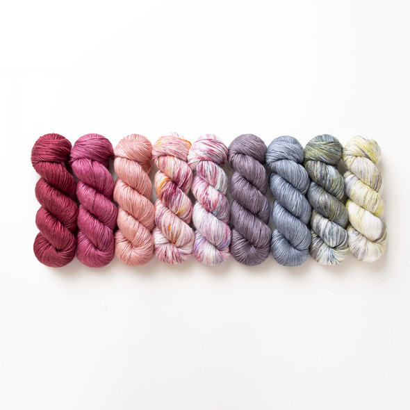 Pre-Order Secret Language of Flowers Hues 'PEARLESCENT' WORSTED FULL-SIZE KIT