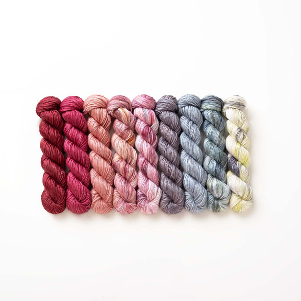 Secret Language of Flowers Hues 'PEARLESCENT' WORSTED MINI KIT