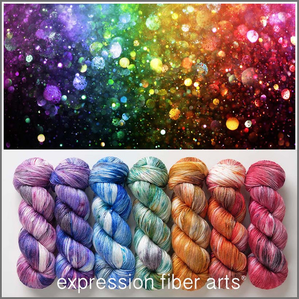 Speckled Chakra Hues 'PEARLESCENT' FINGERING KIT