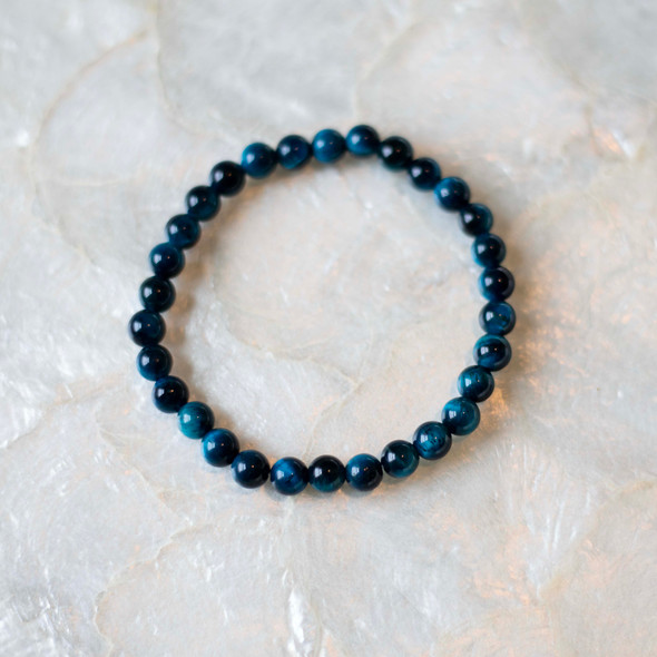 Blue Tiger's Eye Bracelet - Free Gift with Purchase (See Details Below)