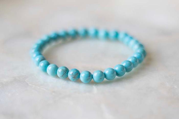 Turquoise Magnesite Bracelet - Free Gift with Purchase (See Details Below)
