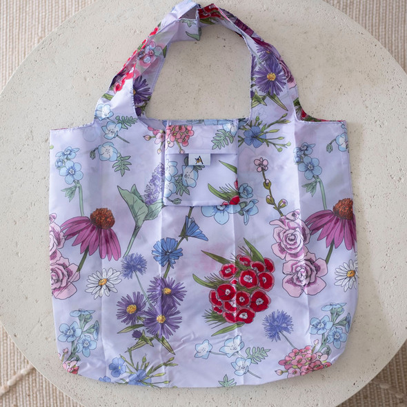 Wildflower Whimsy Reusable Shopping Tote