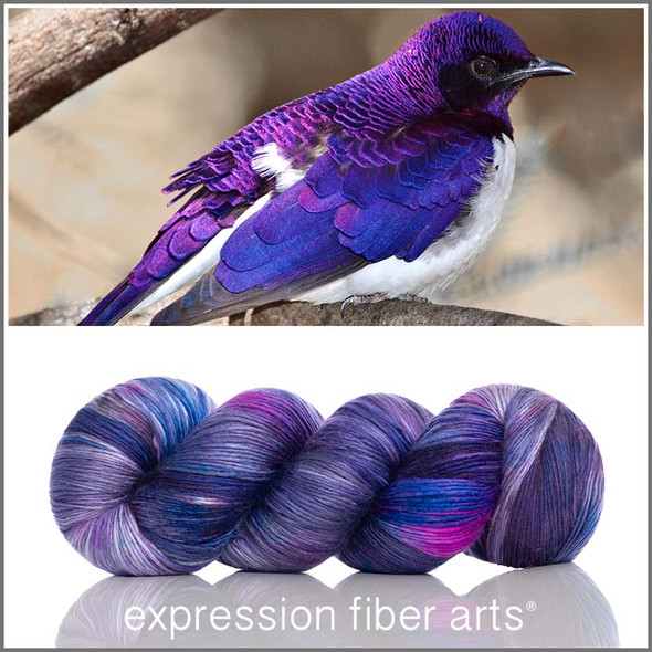 Pre-Order Violet Backed Starling 'PEARLESCENT' FINGERING'